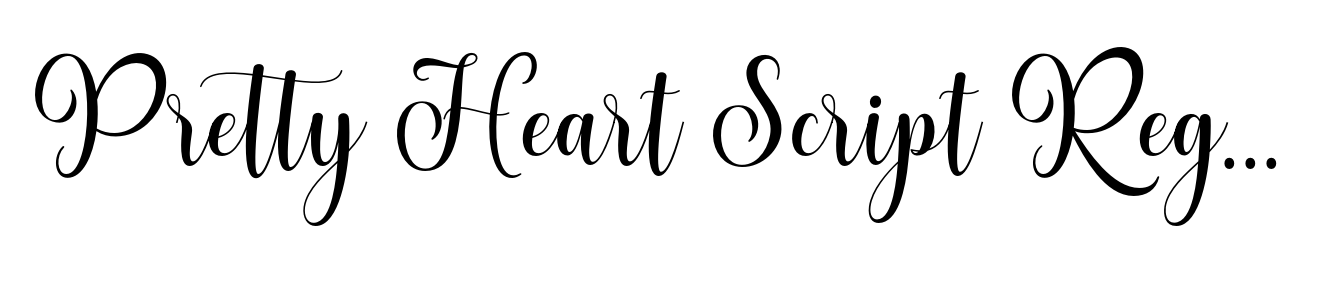 Pretty Heart Script Regular